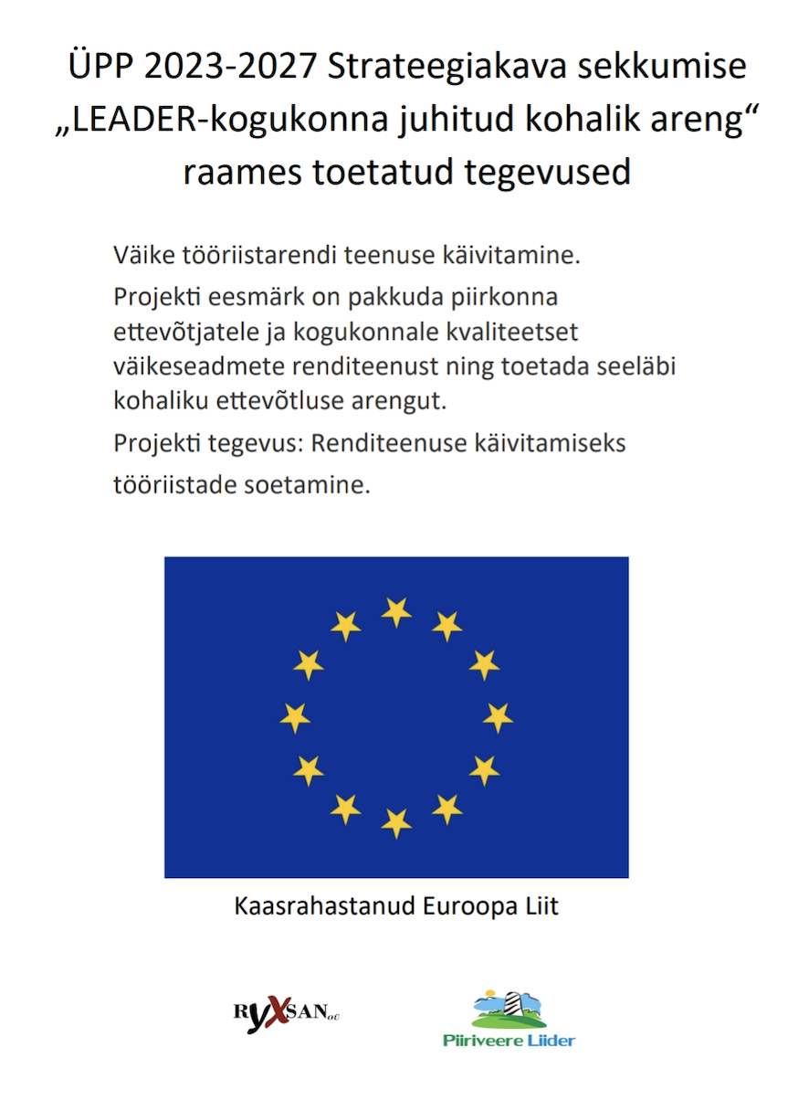 Väiketööriistarent Räpinas