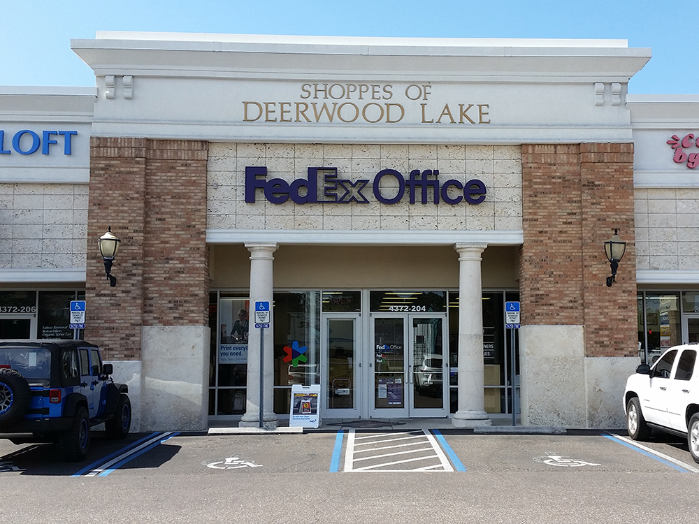 Exterior photo of FedEx Office location at 4372 Southside Blvd\t Print quickly and easily in the self-service area at the FedEx Office location 4372 Southside Blvd from email, USB, or the cloud\t FedEx Office Print & Go near 4372 Southside Blvd\t Shipping boxes and packing services available at FedEx Office 4372 Southside Blvd\t Get banners, signs, posters and prints at FedEx Office 4372 Southside Blvd\t Full service printing and packing at FedEx Office 4372 Southside Blvd\t Drop off FedEx packages near 4372 Southside Blvd\t FedEx shipping near 4372 Southside Blvd