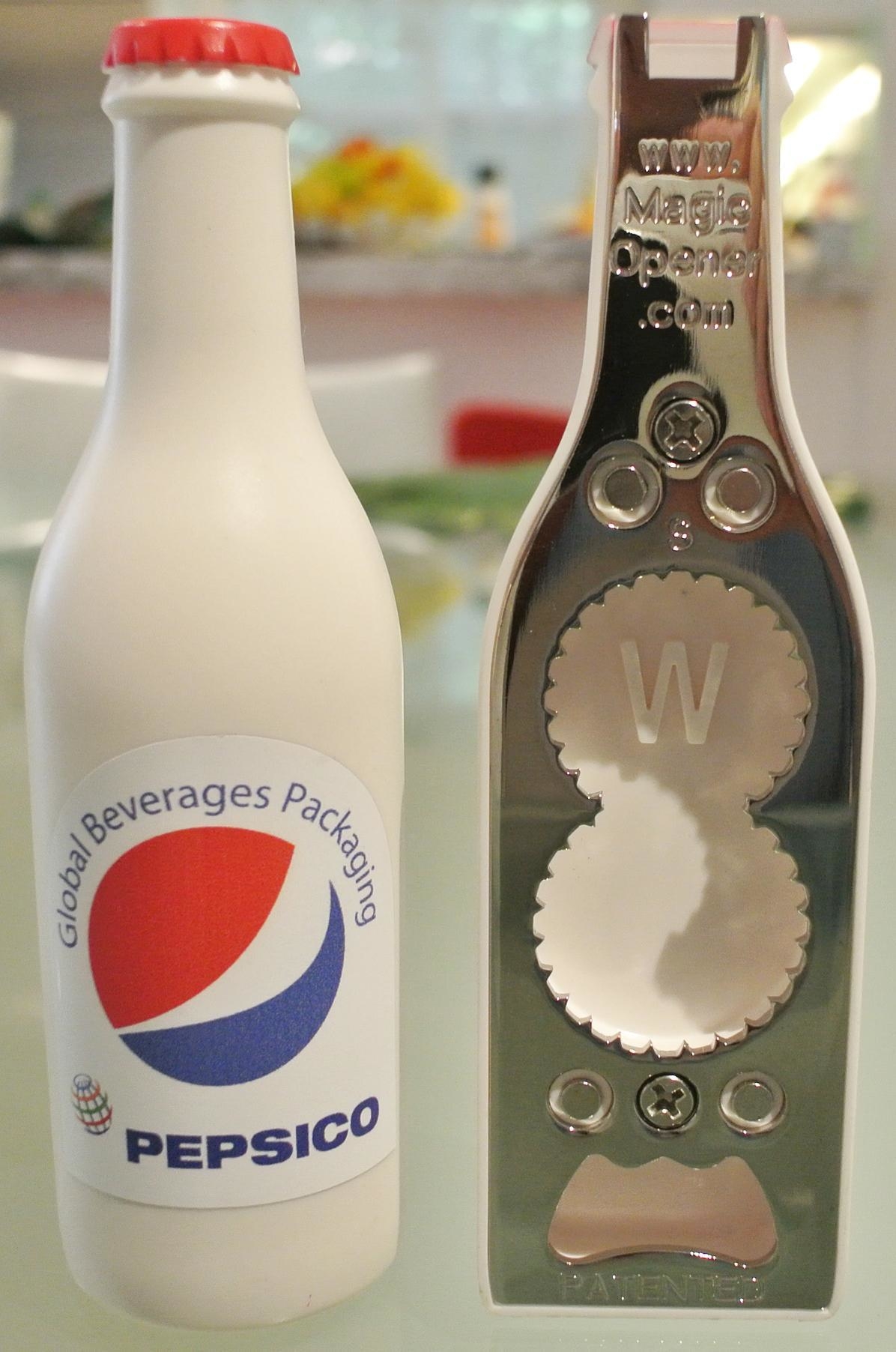 magic Opener - Pepsi Cola - Bottle Opener - Arthritis Aids - Easy Opener - Pull Tab - Soda Opener - Beer Opener - Twist Off Bottle Opener - Independent Living - Seniors - Self Help - Can Opener - Pet Food Pull Tab - Pop up &ndash; Promotional Products &ndash; Refrigerator magnet