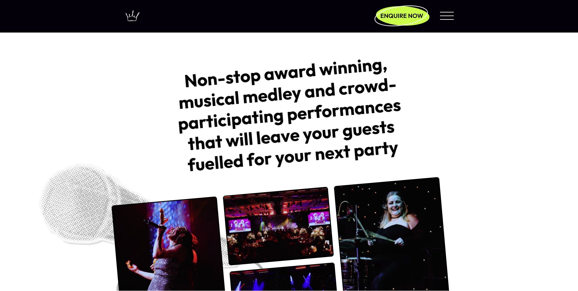 Music Band website design and development