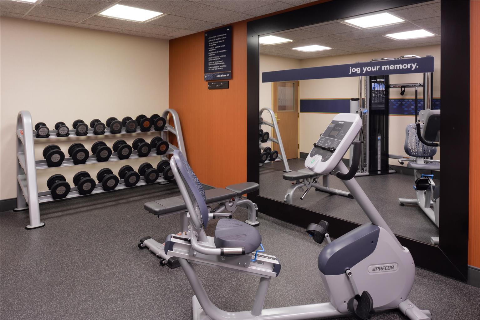 Health club fitness center gym