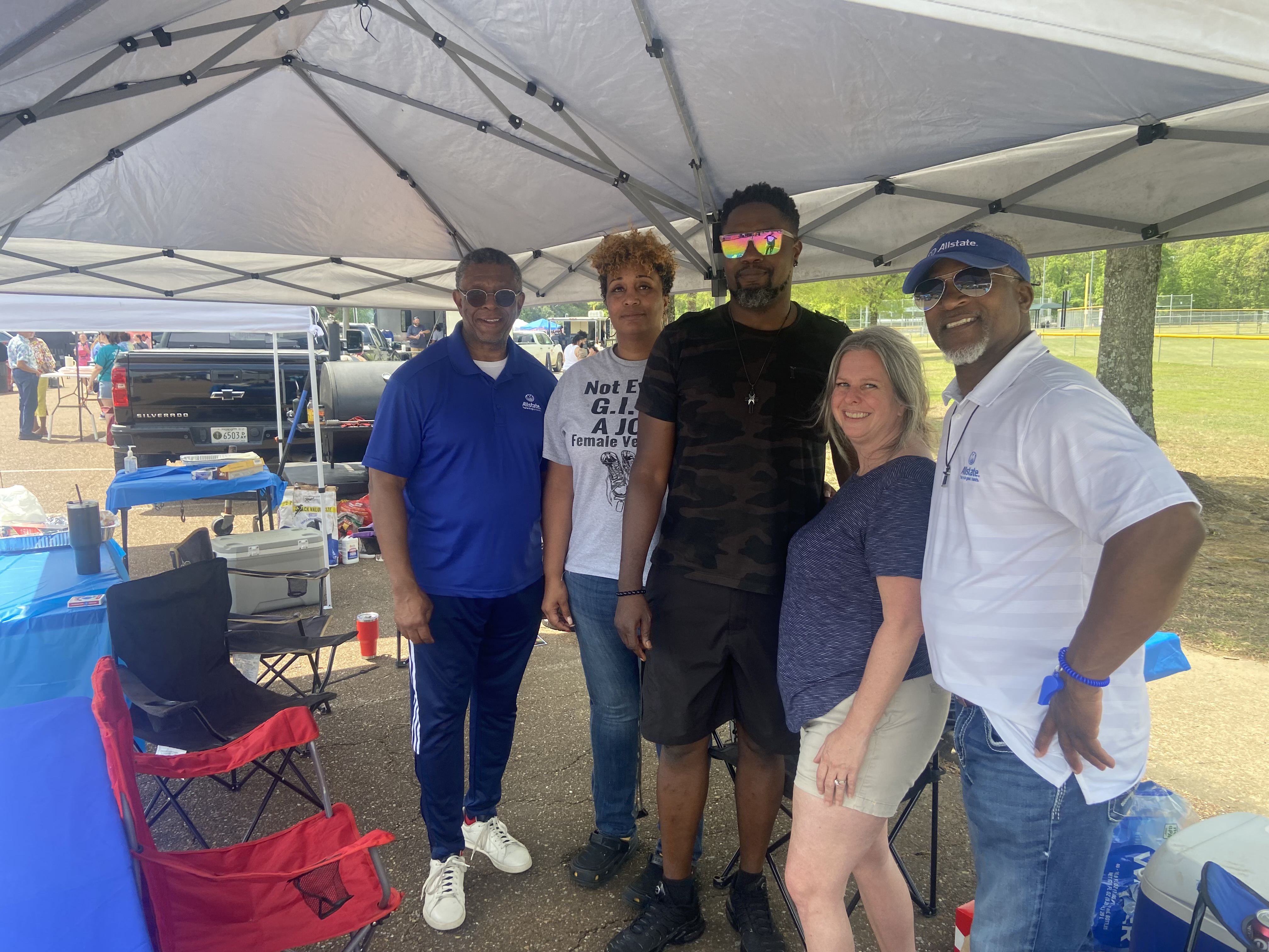 Desoto Wings & Ribs Competition/Festival (Alonzo Cooking Up The Ribs)