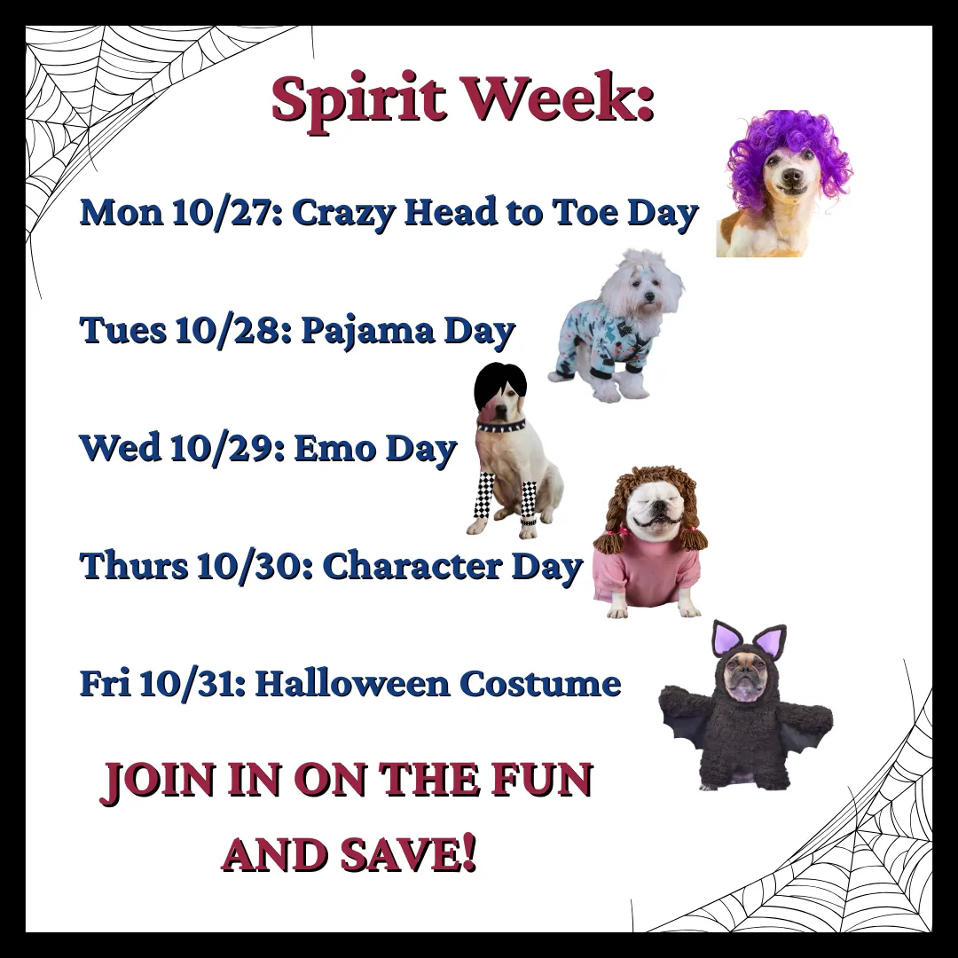 Image of Local Pet Event Spirit Week at Pet Pantry Nearby