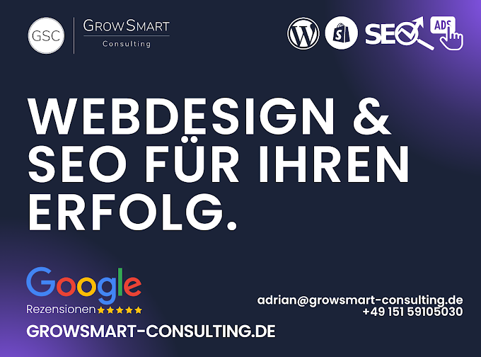 Bild 1 GrowSmart Consulting | Webdesign & SEO Agentur in Bergkirchen