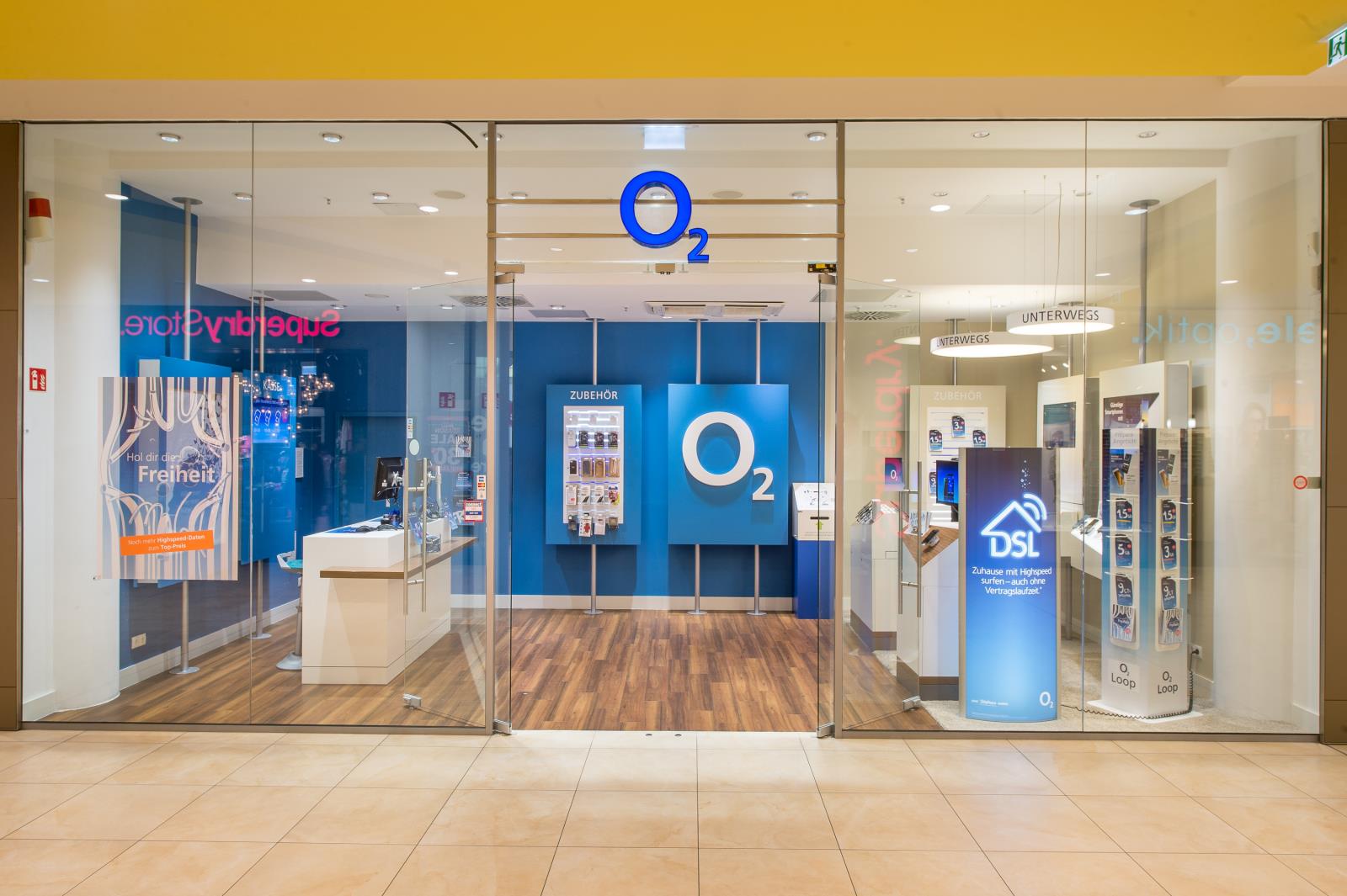 o2 Shop, Fackelrondell 1 in Kaiserslautern