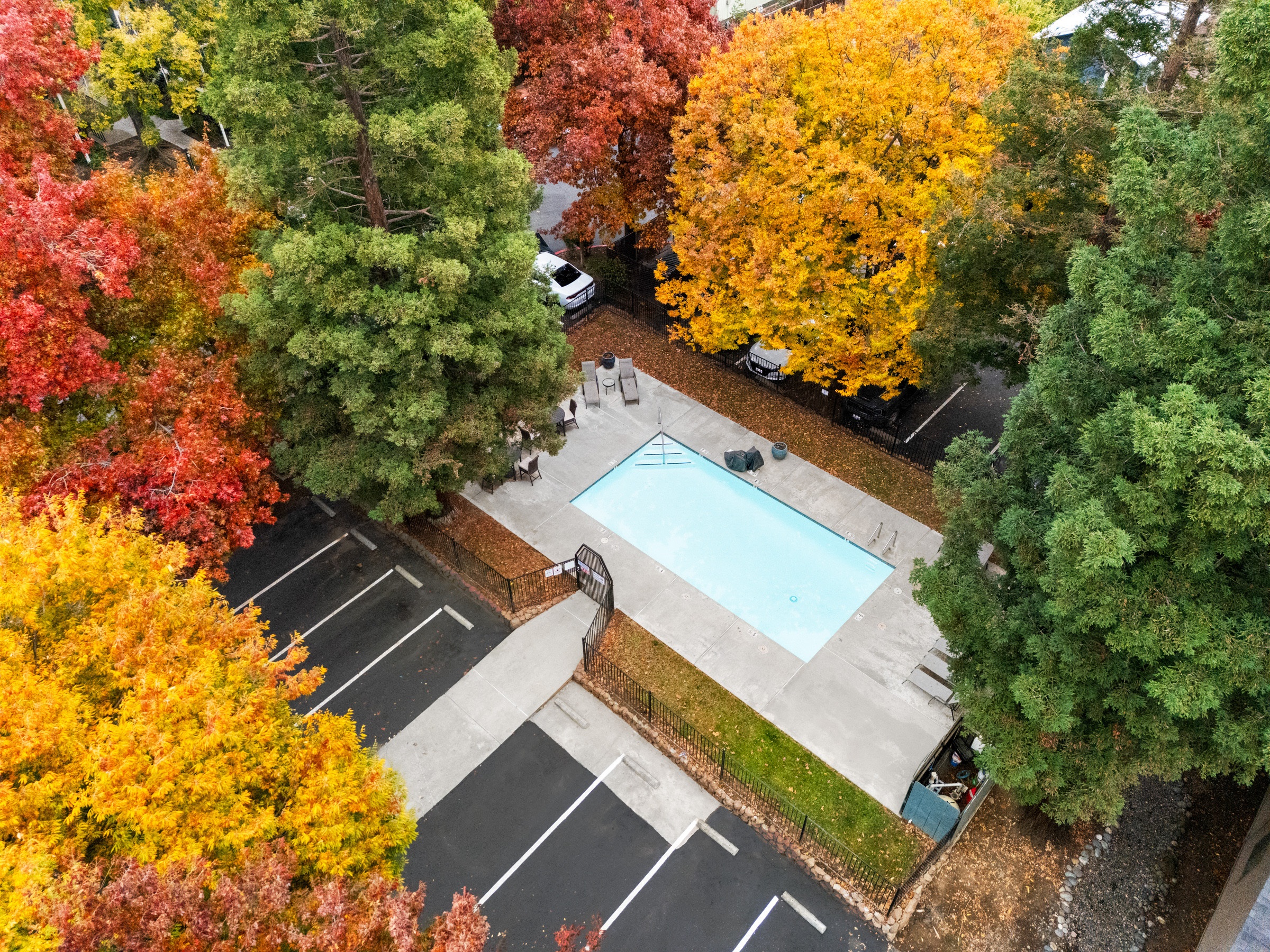 Aerial Pool View