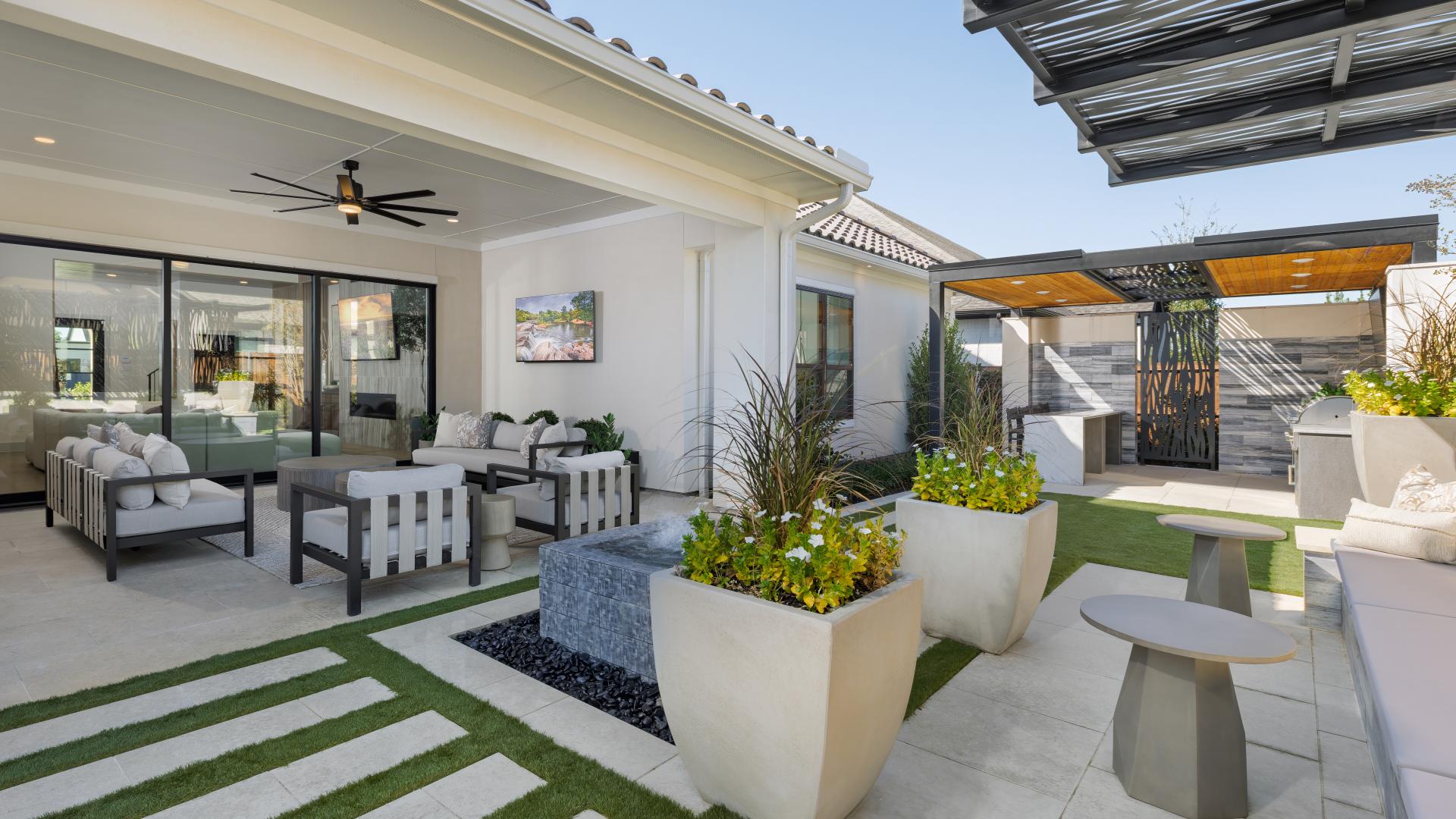 Luxurious backyards 