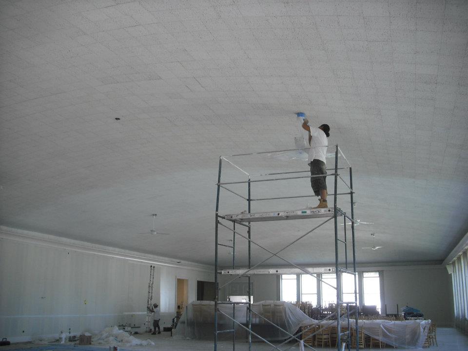 painting commercial dining room