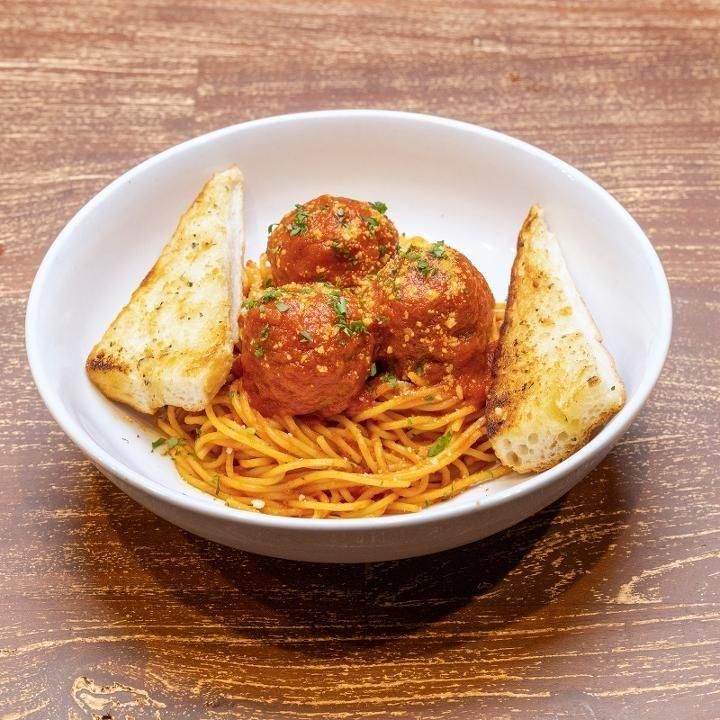 Meatballs | Served over spaghetti w/house-made marinara sauce 