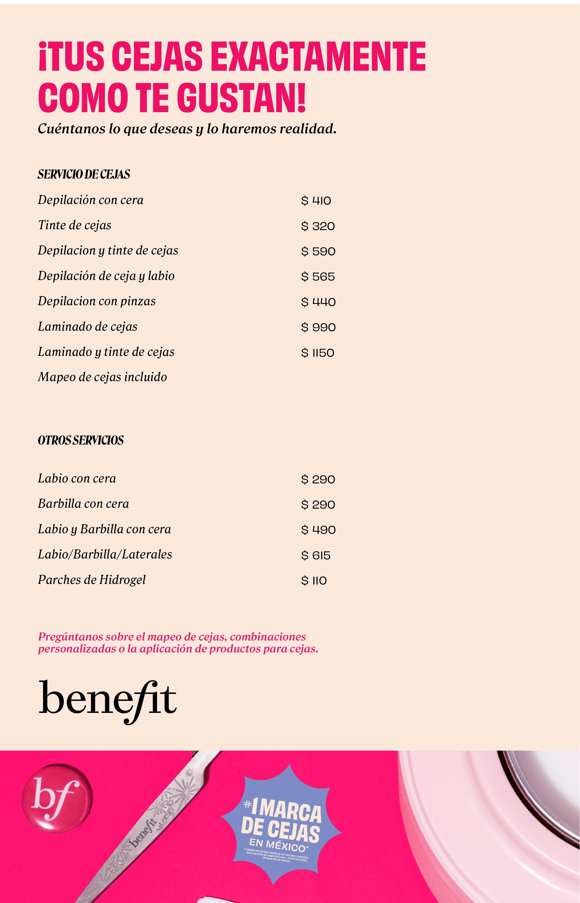 Images Benefit BrowBar Depilación de Cejas