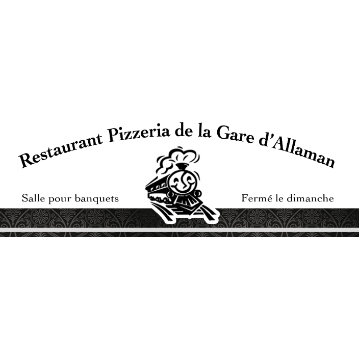 Restaurant Pizzeria de la Gare Logo