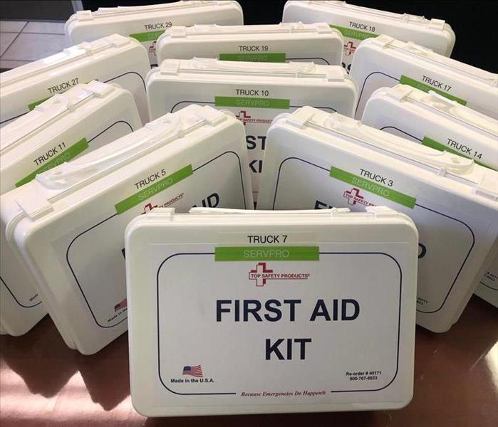 Every year we replace first aid kits in our trucks.  Of course they are stocked regularly throughout the year if needed but we make it a task to replace every year as well.