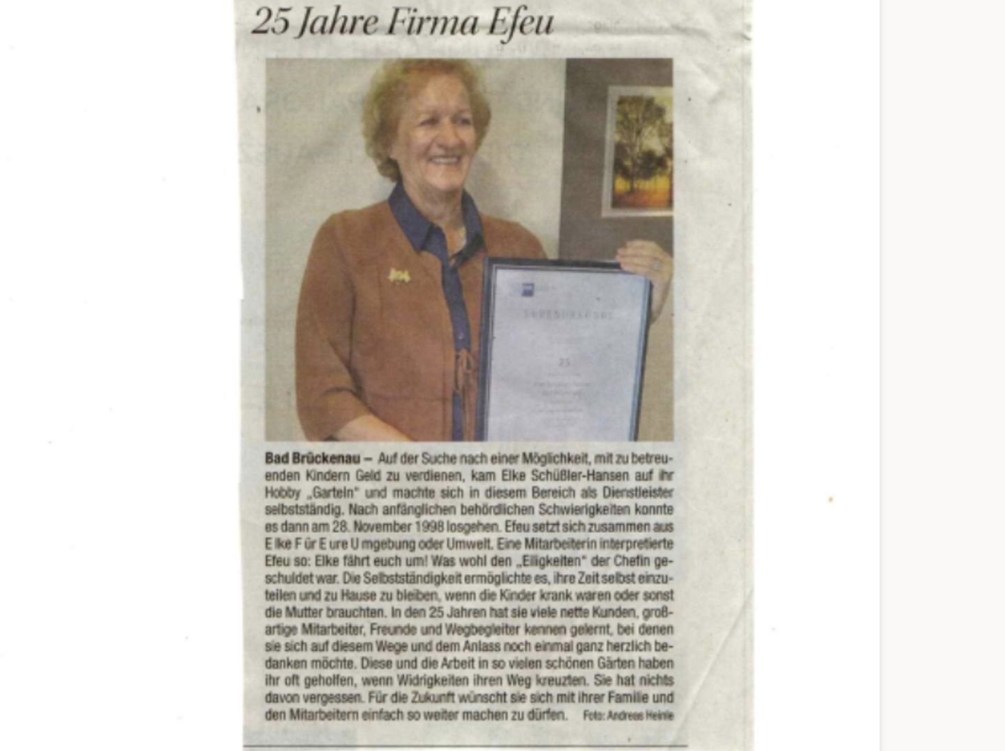 Elke Schüßler-Hansen, Am Kleinen Steinbusch 15 in Bad Brückenau