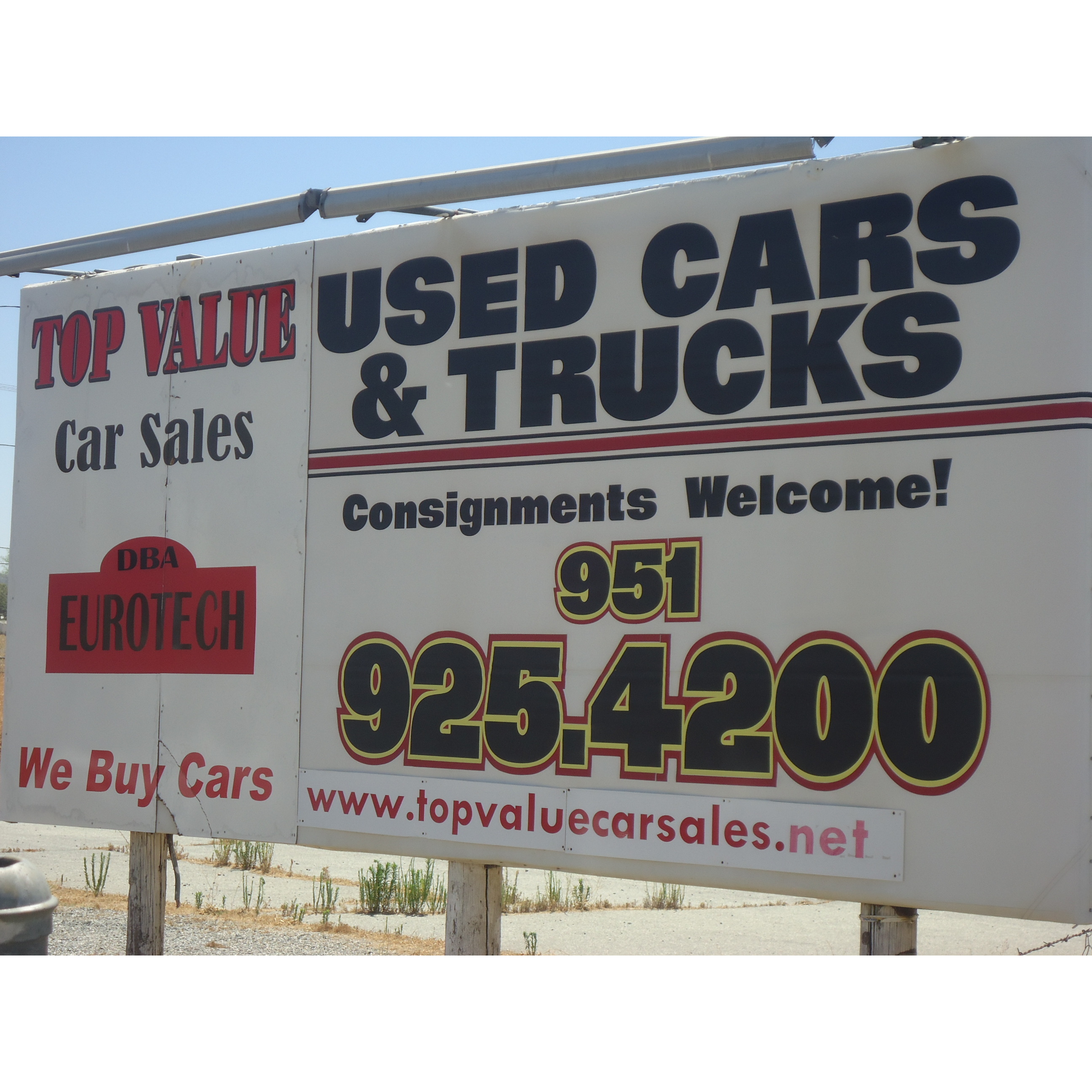 Top Value Car Sales, Dba Eurotech