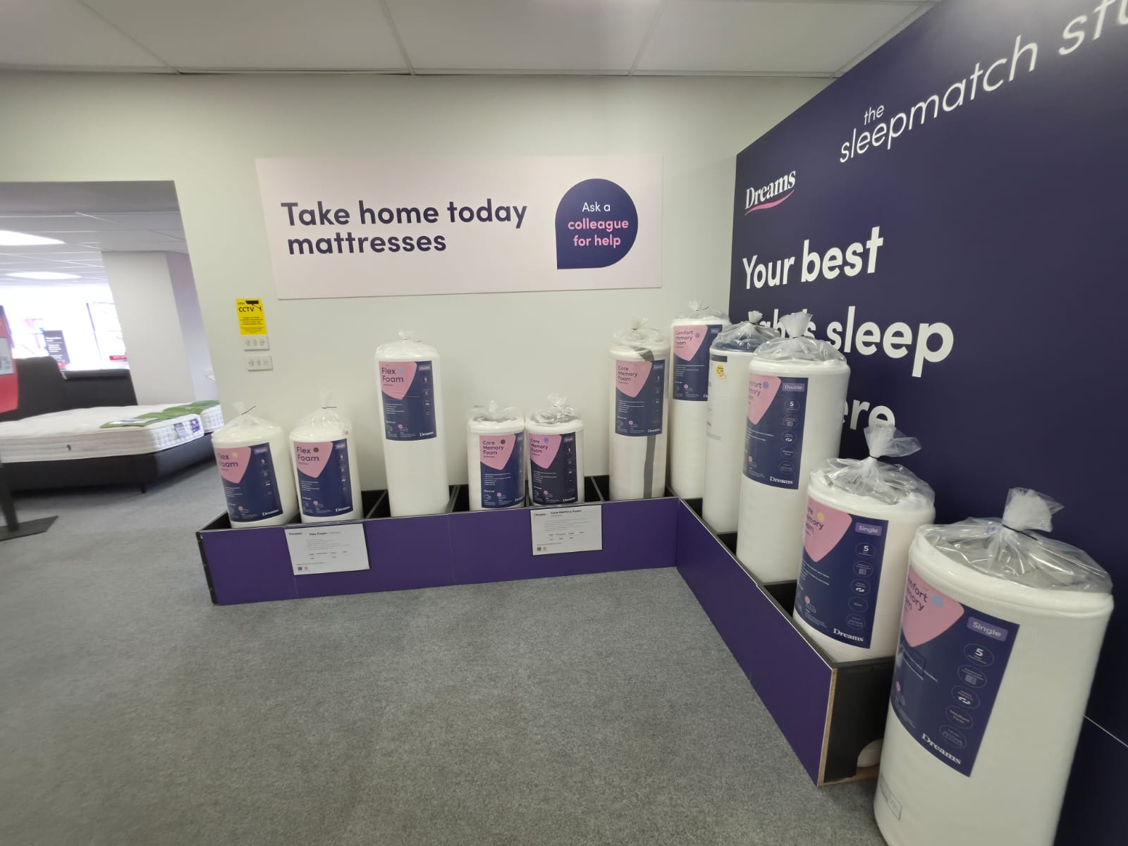 Rolled Mattresses