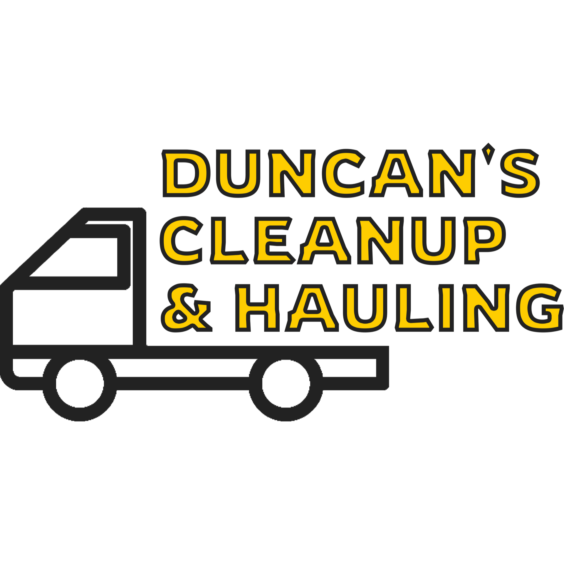Duncan's Cleanup &amp; Hauling Logo