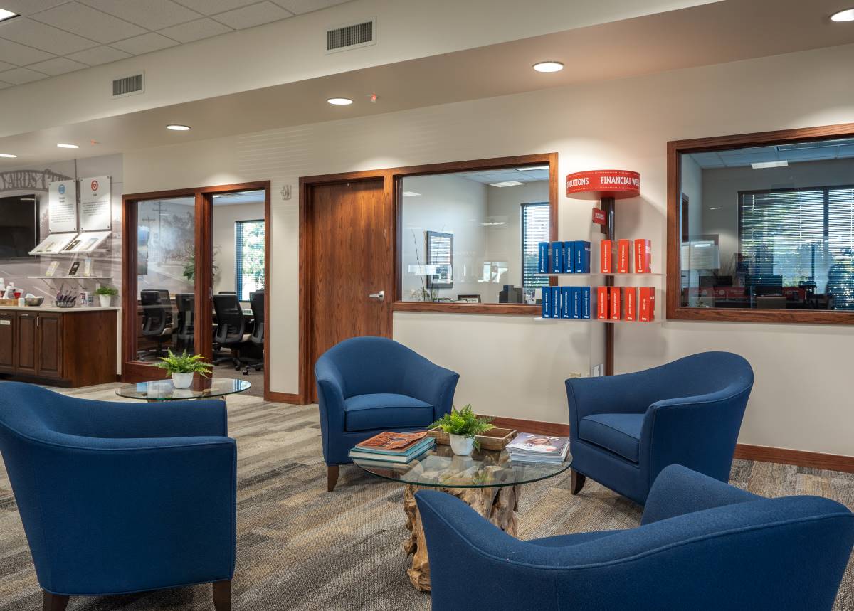 First United Bank - OKC Stockyards - interior customer seating