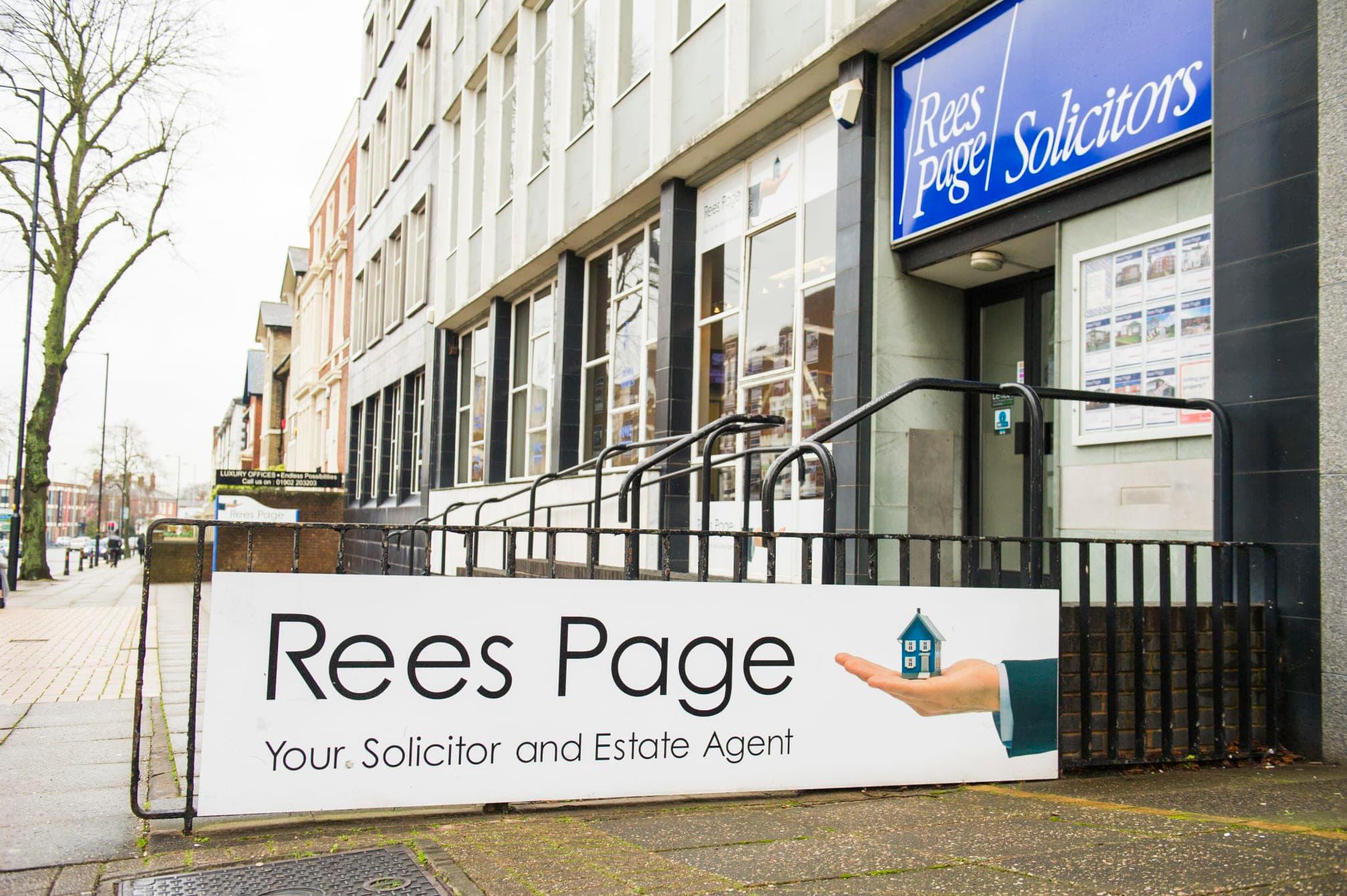 Rees Page Wolverhampton 01902 577777