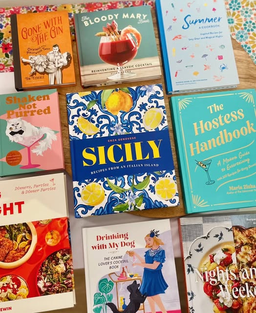 New Books  fully of delicious food and yummy drink recipes! What will your summer dinner party theme 