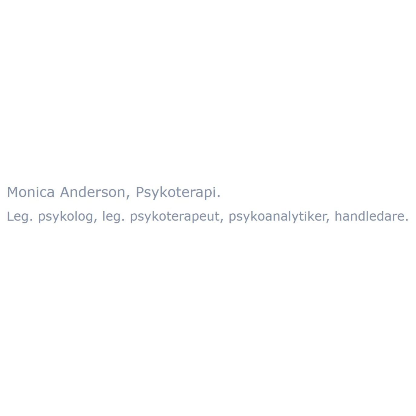 Monica Anderson - Legitimerad Psykolog och Psykoterapeut Logo