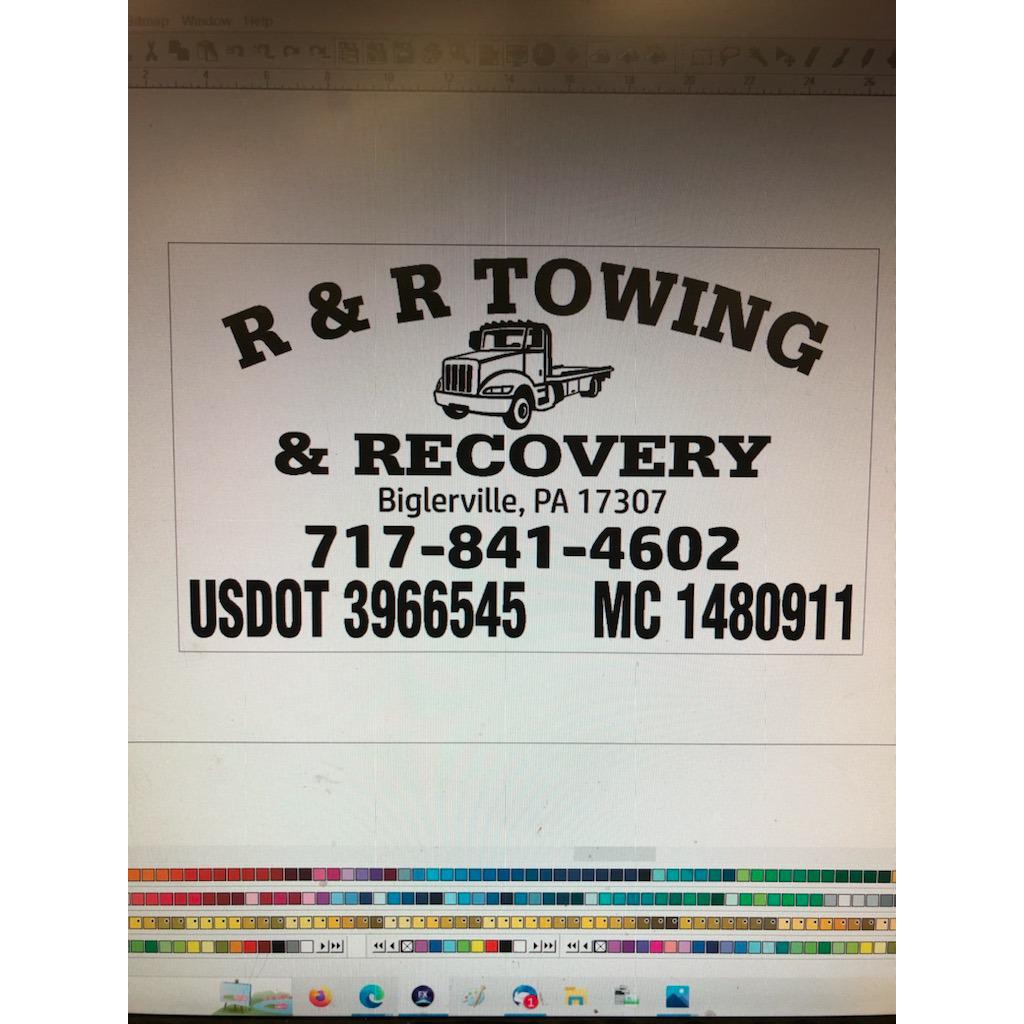 R&amp;R Towing and Recovery Logo