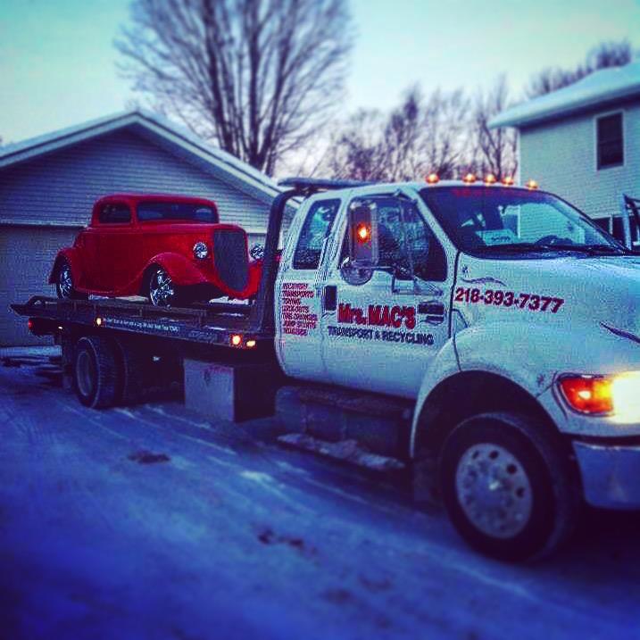 Mrs. Mac's Towing   (218) 393-7377
http://mrsmacstowing.com/
AAA Local Provider