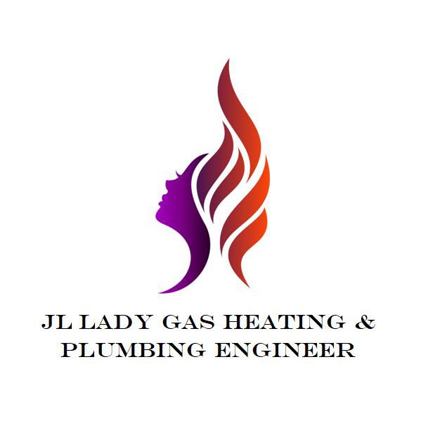 JL Lady Gas Heating & Plumbing Engineer Logo