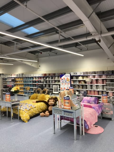 B&M's brand new store in Bingley stocks a huge range of quality furniture: everything from wardrobes and beds to coffee tables and dining sets.