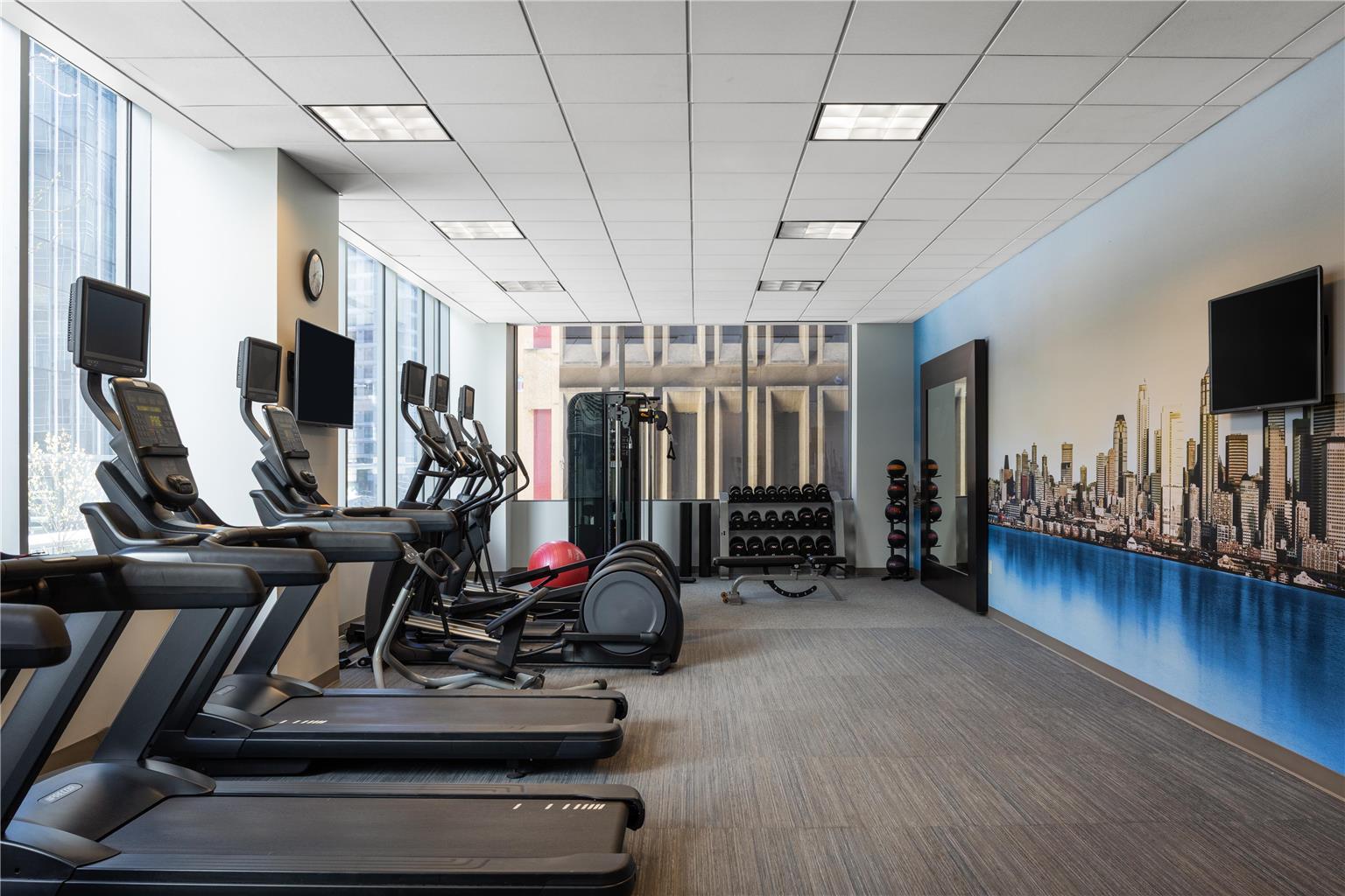 Health club fitness center gym