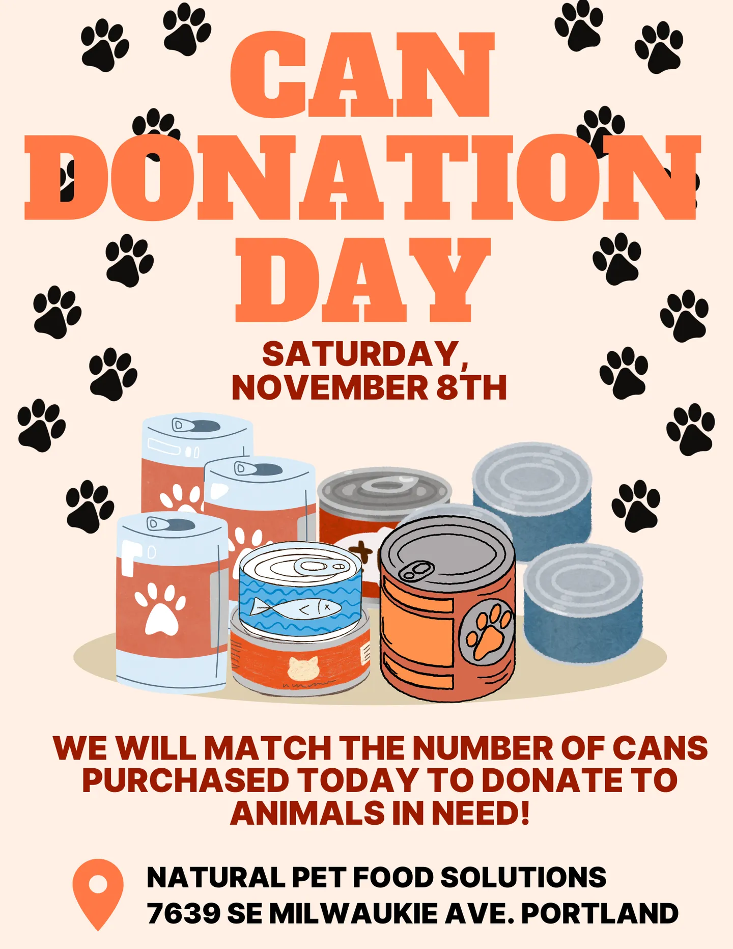 Image of Local Pet Event Can Donation Day! Nearby