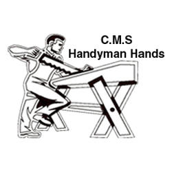 C.M.S. Handyman Hands Logo