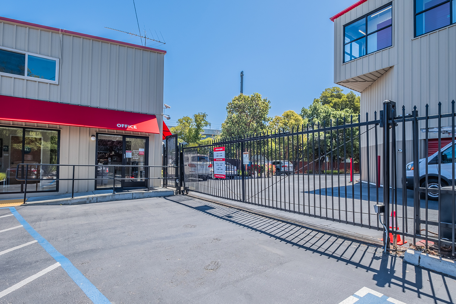 Fully-Gated Storage Facility in San Mateo, CA.