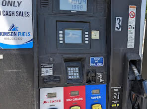Thomson Fuels gas pump.