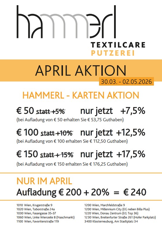 Bild 1 von Hammerl TextilCare (Putzerei/Textilreinigung)