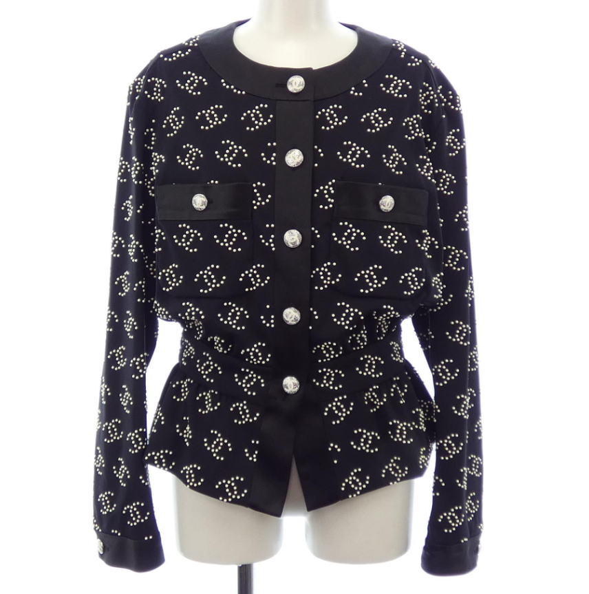 シャネル CHANEL LOOK42 P73967V65539 23C ノーカラージャケット