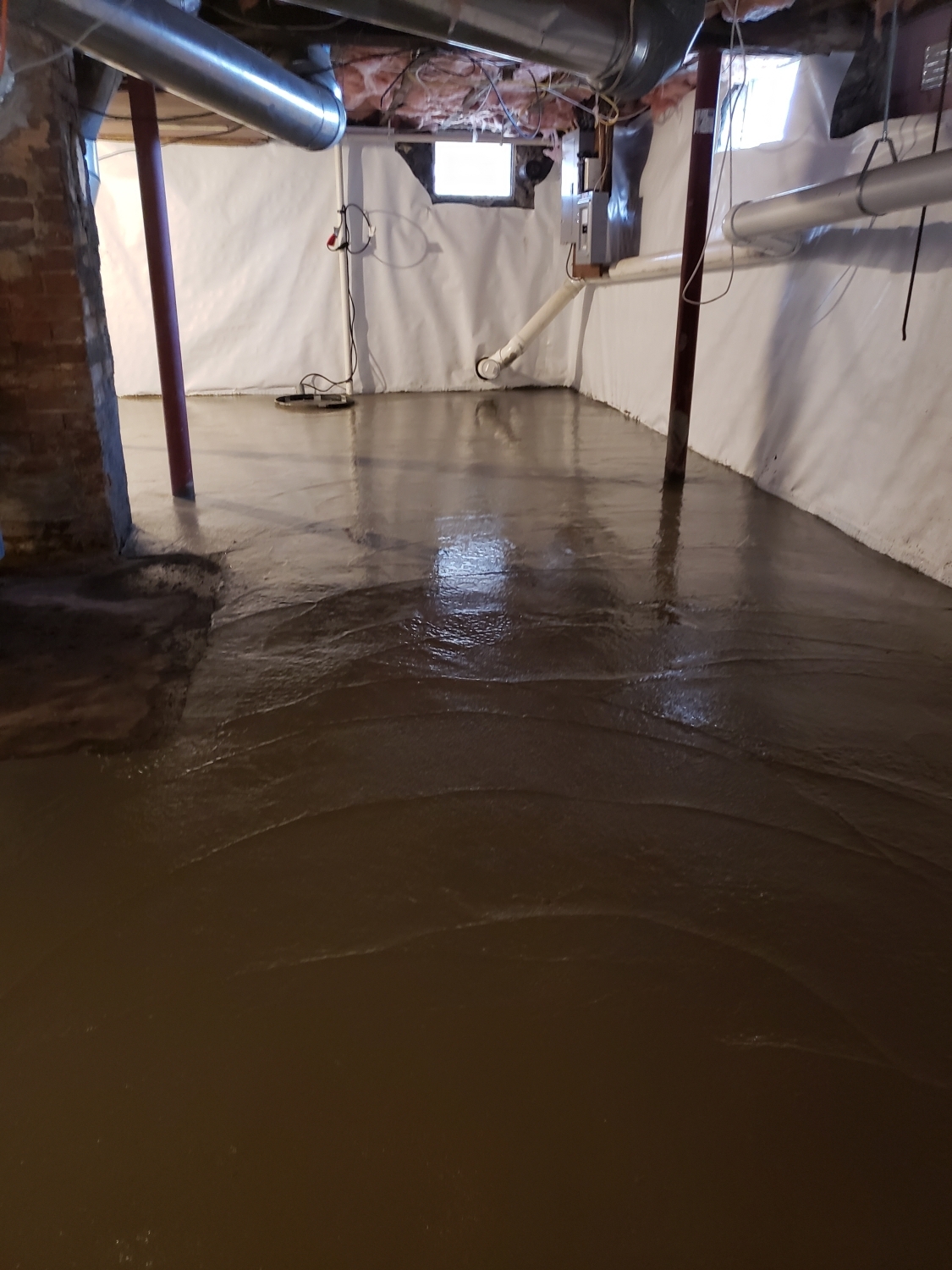 Poured Concrete Floors & Walls Installation LeBlanc Basement Waterproofing Ashburnham (978)868-7619