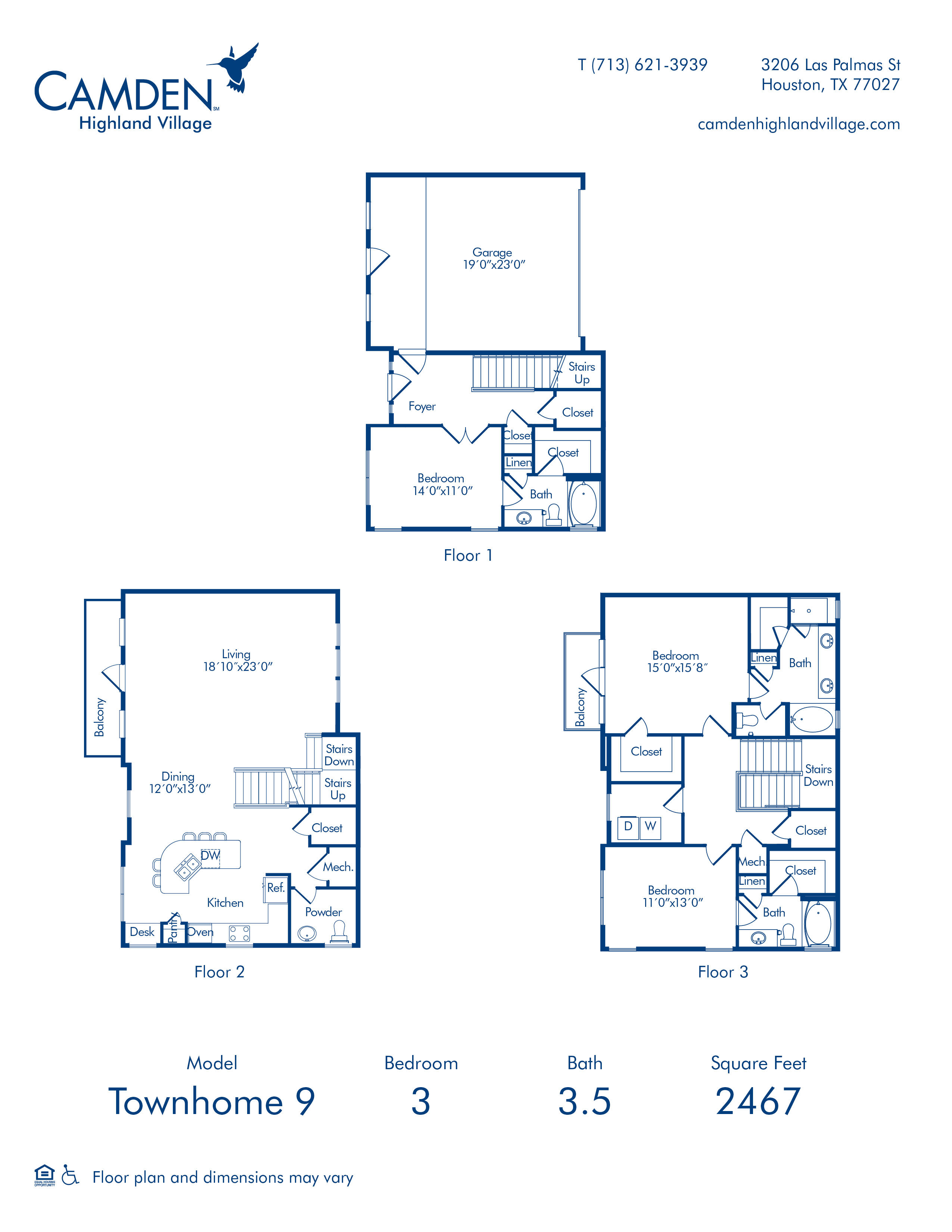 Camden Highland Village Apartments and Townhomes Photo