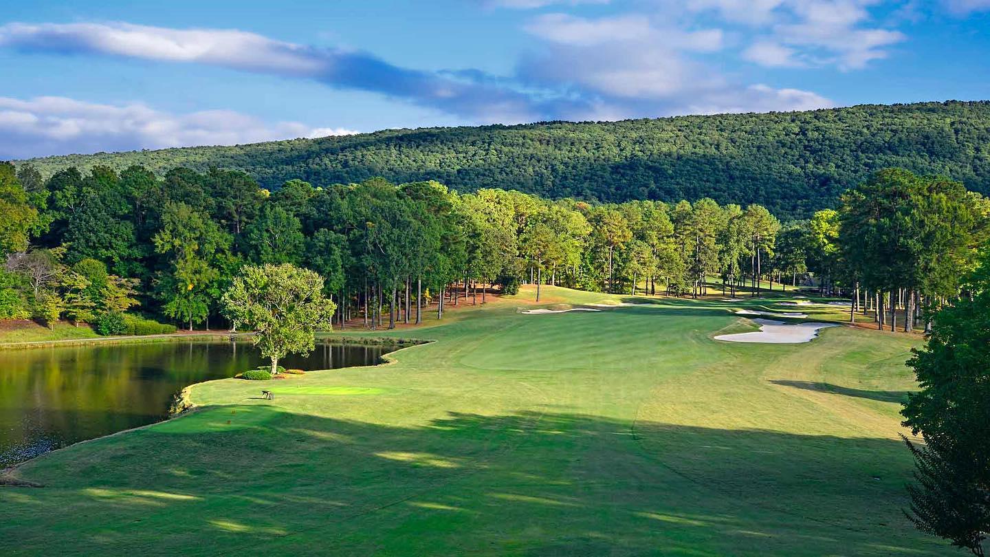 View at Shoal Creek overlooking the golf course