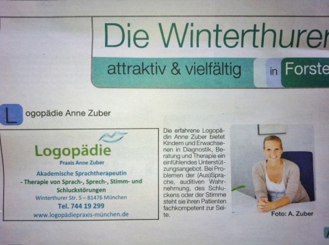 Kundenbild groß 26 Logopädische Praxis Anne Zuber | München
