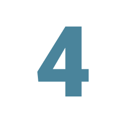 Number 4 icon.