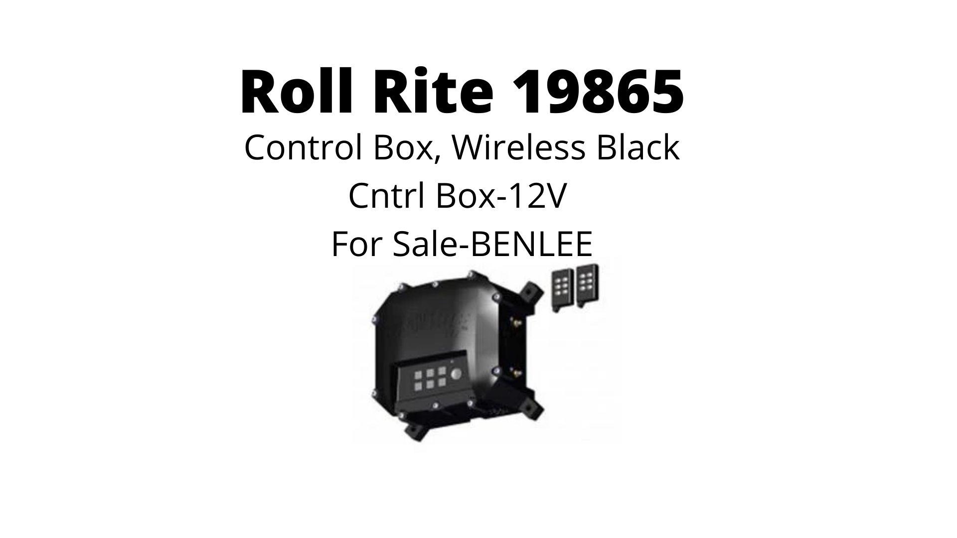Roll-Rite 19865 control box