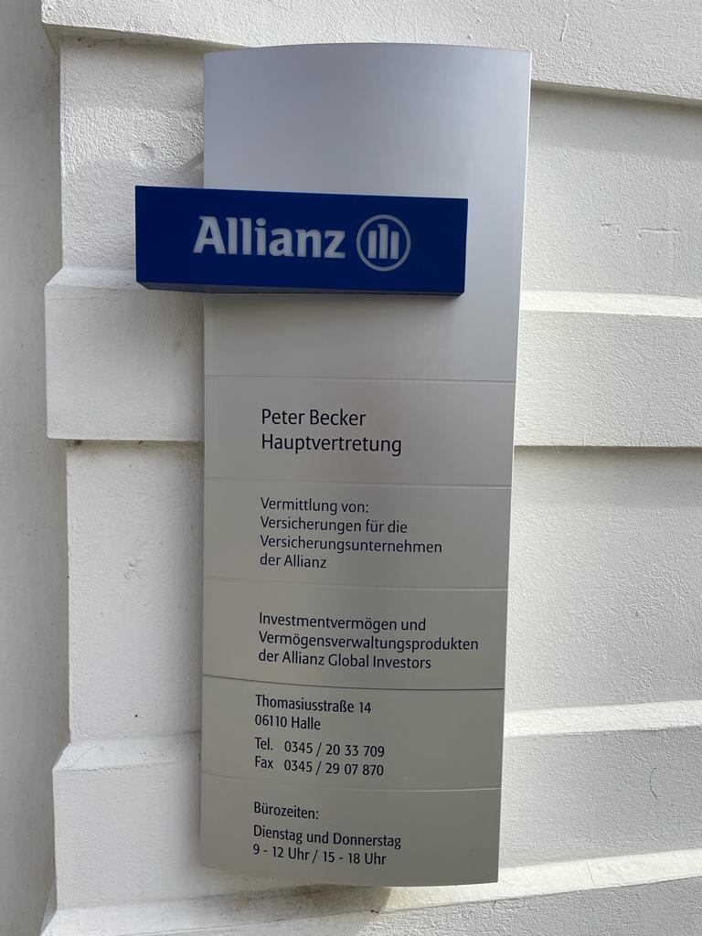 Allianz Agentur Peter Becker, Thomasiusstrasse 14 in Halle
