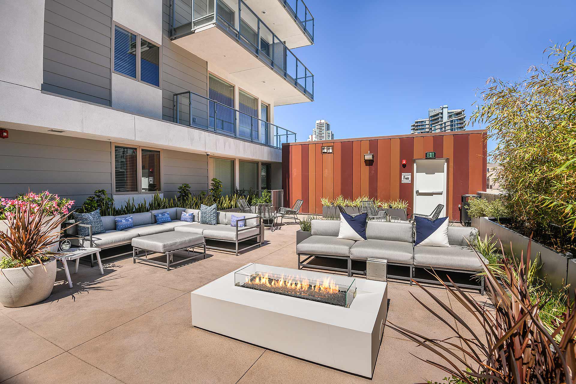 Terrace at F11 East Village Luxury Apartments in downtown San Diego, CA