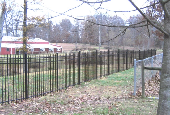 aluminum security fencing by Pro-Line Fence Co