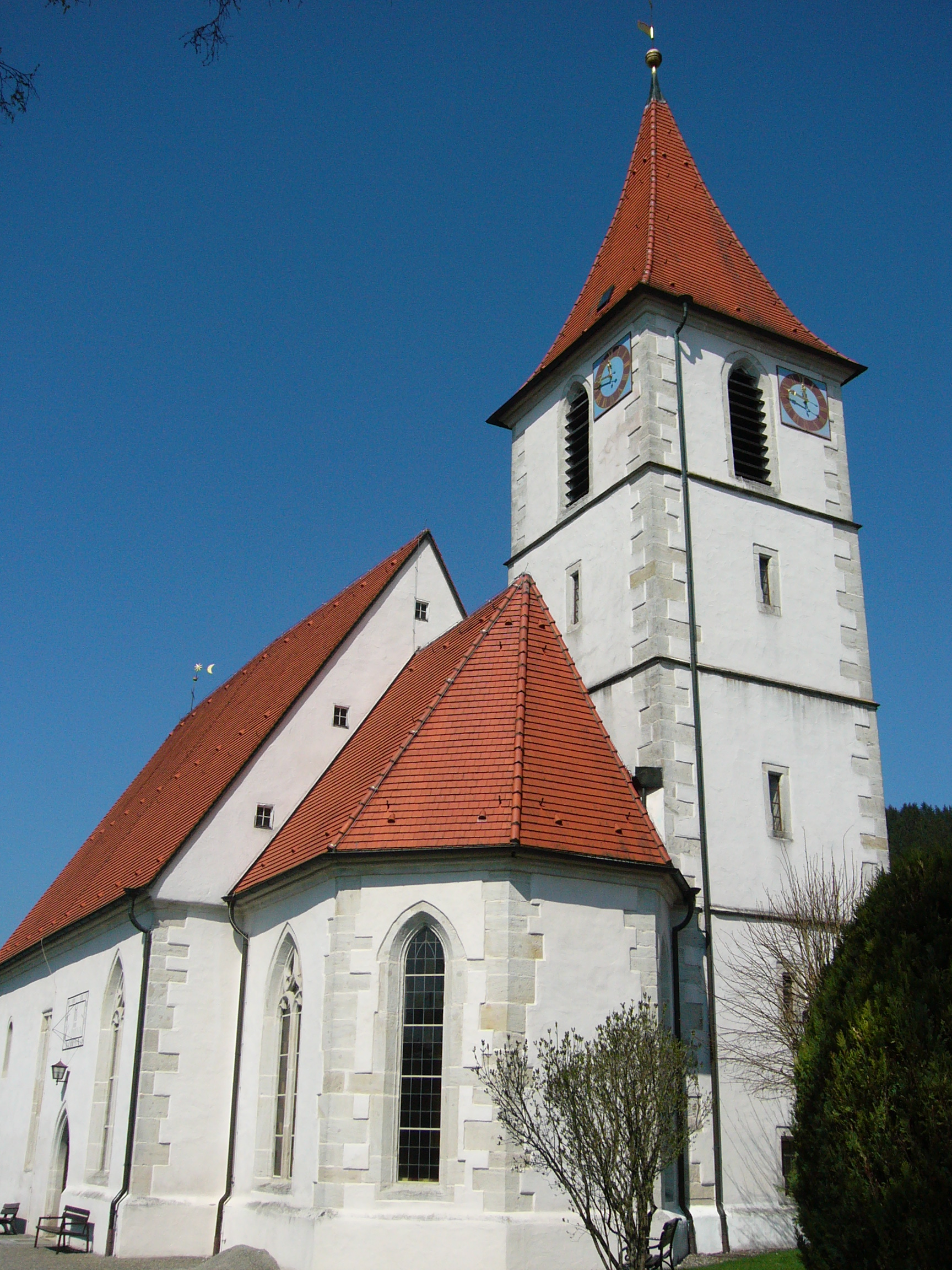 Kirche Unserer lieben Frau - Evangelische Gesamtkirchengemeinde Tieringen-Oberdigisheim, Wasserscheide 6 in Meßstetten-Tieringen