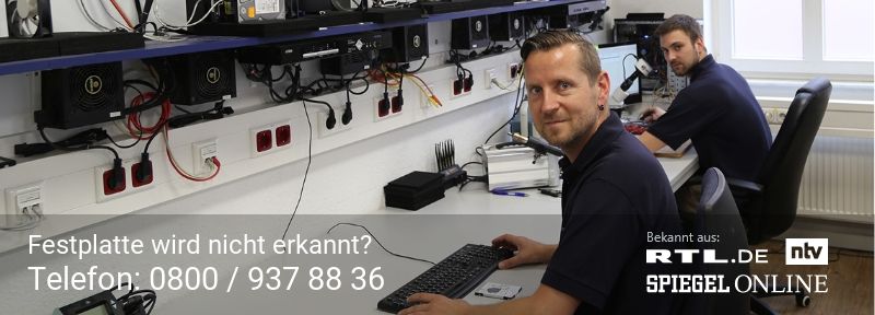 Festplatte wird nicht erkannt? Datenrettung durch RecoveryLab