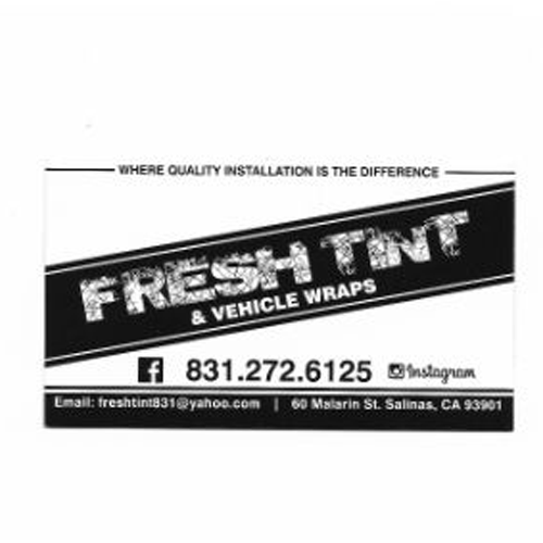 Fresh Tint & Vehicle Wraps Logo