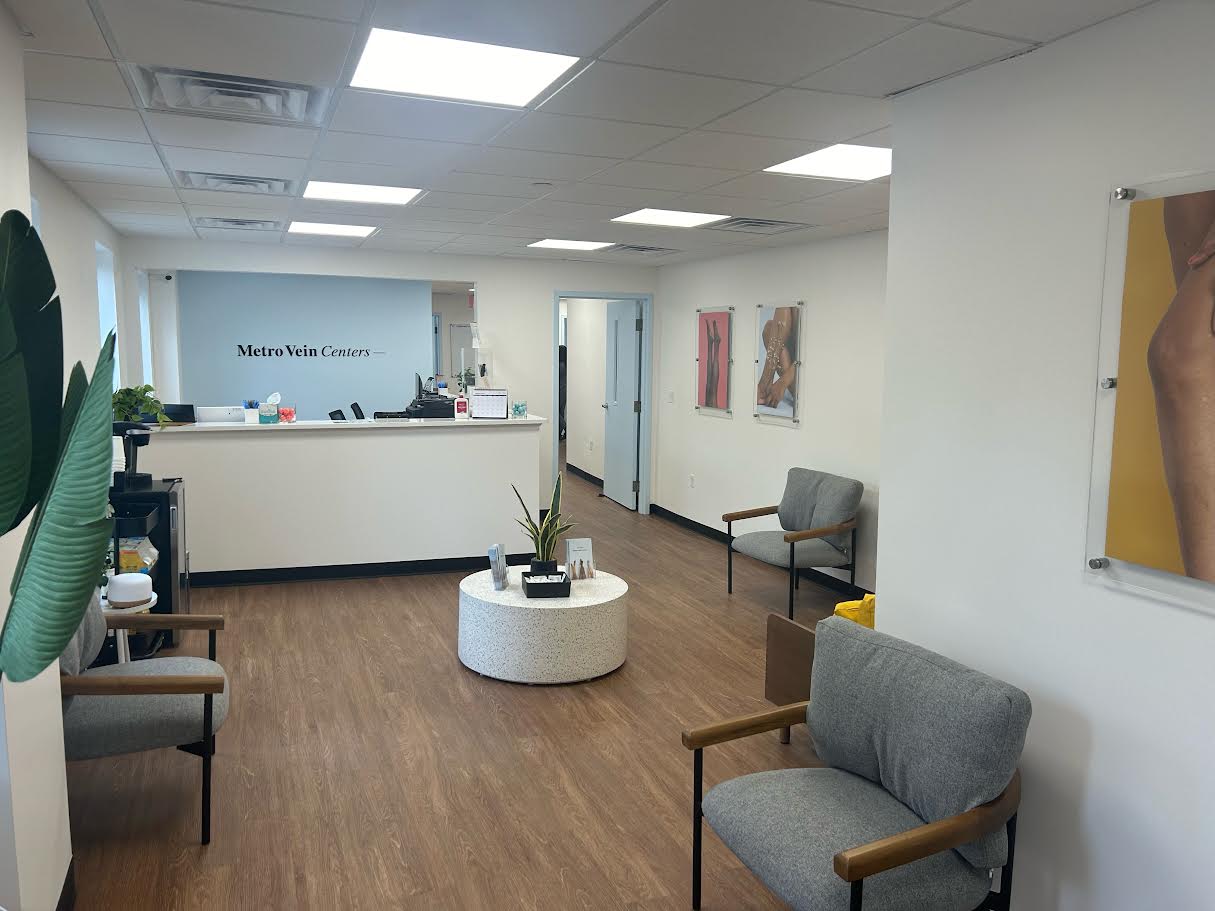 The front desk in our Waterbury vein clinic in CT.