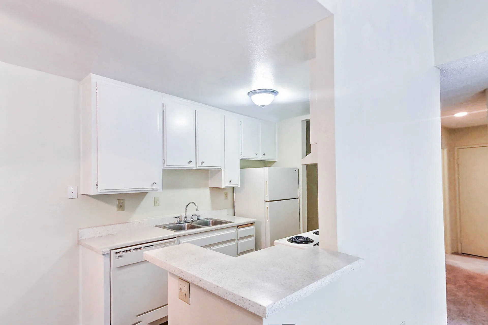 Open concept kitchen