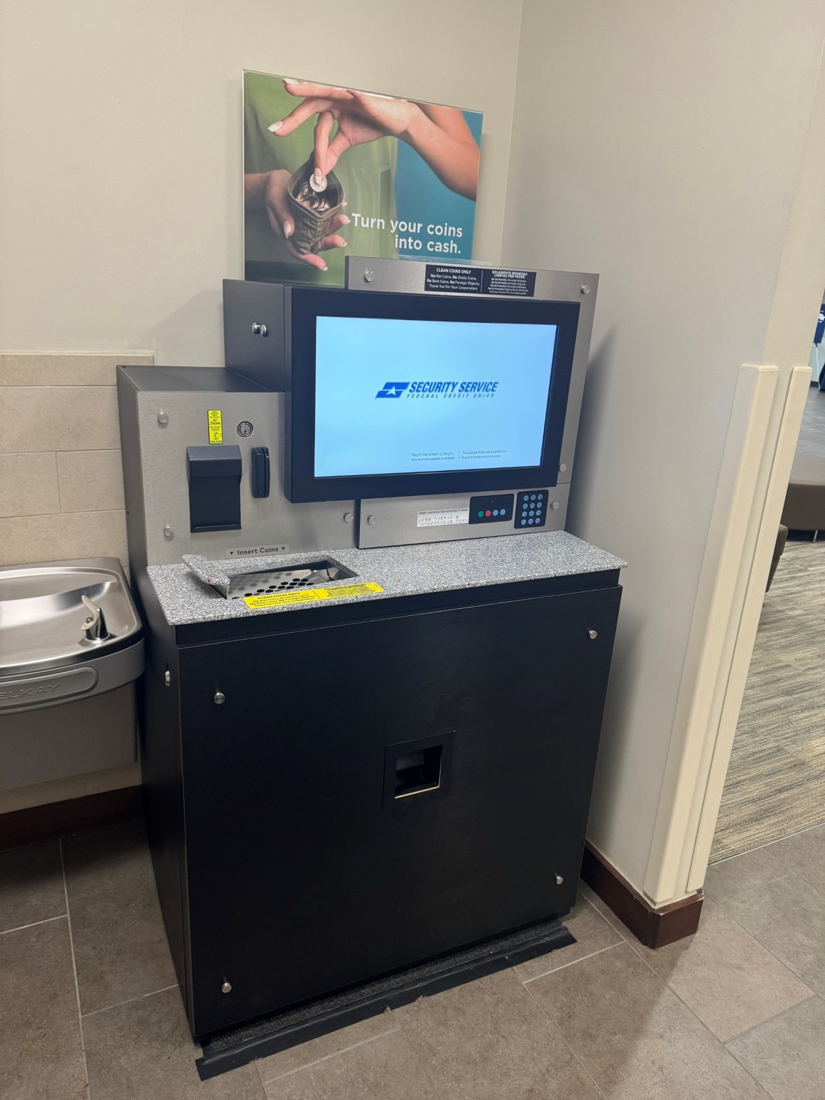 SSFCU Hwy 46/281 Branch - Coin Counter